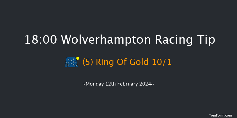 Wolverhampton  18:00 Handicap (Class 6) 7f Sat 10th Feb 2024