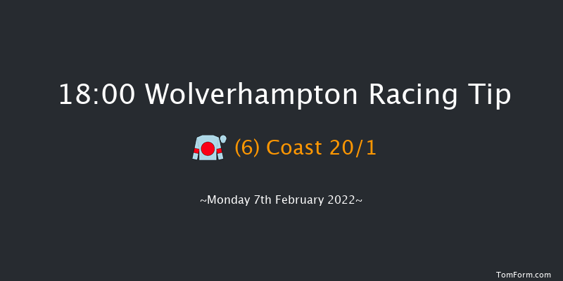 Wolverhampton 18:00 Handicap (Class 4) 5f Tue 1st Feb 2022