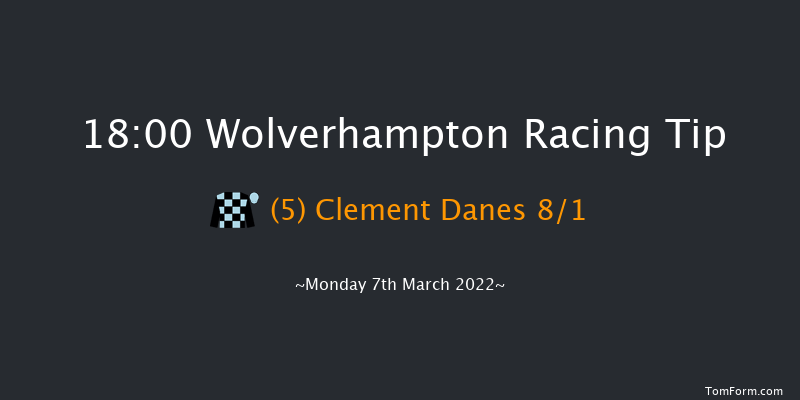 Wolverhampton 18:00 Stakes (Class 5) 6f Mon 28th Feb 2022