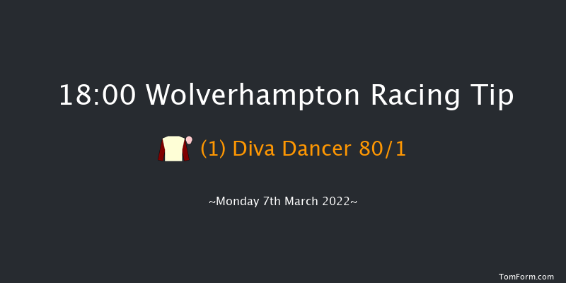 Wolverhampton 18:00 Stakes (Class 5) 6f Mon 28th Feb 2022