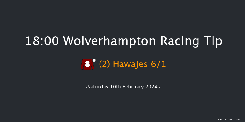 Wolverhampton  18:00 Stakes (Class 6) 8.5f Fri 9th Feb 2024