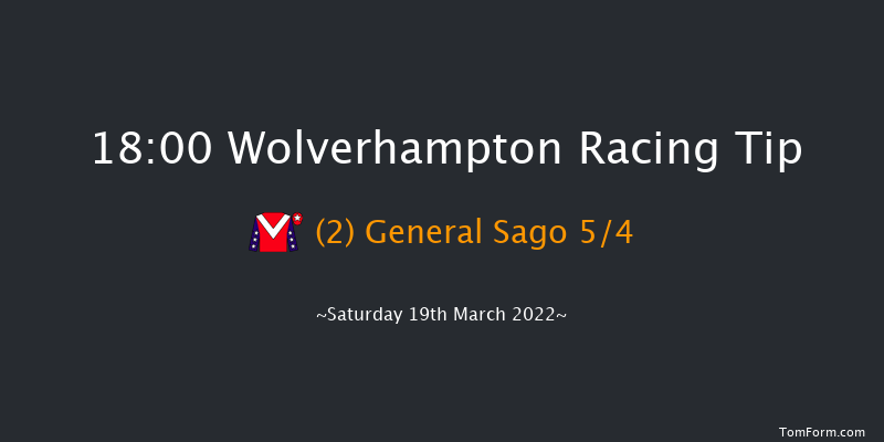 Wolverhampton 18:00 Stakes (Class 5) 6f Fri 18th Mar 2022