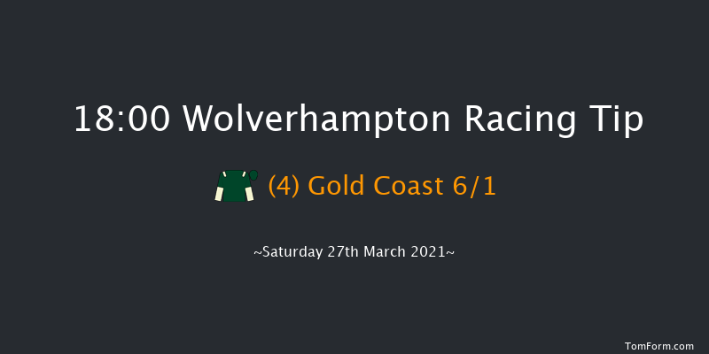 Bombardier 'March To Your Own Drum' Handicap Wolverhampton 18:00 Handicap (Class 6) 7f Sat 20th Mar 2021