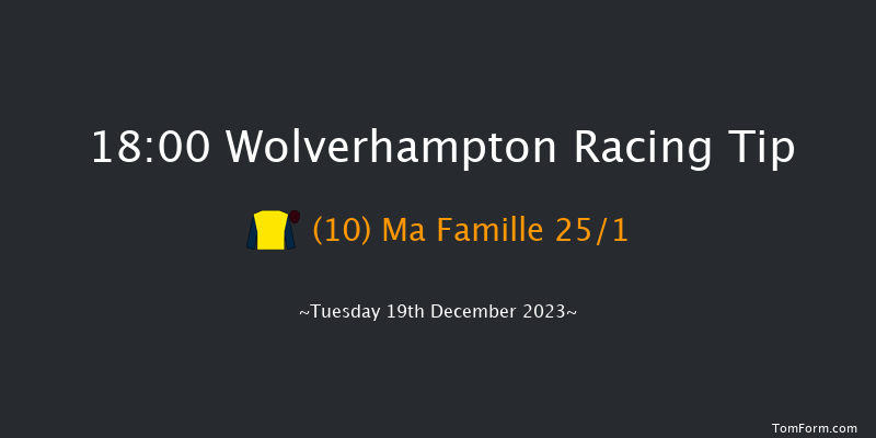 Wolverhampton 18:00 Handicap (Class 6) 6f Mon 18th Dec 2023