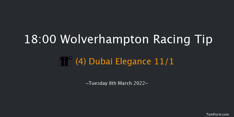 Wolverhampton 18:00 Stakes (Class 6) 7f Mon 7th Mar 2022