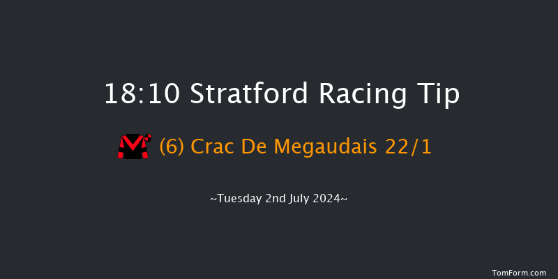 Stratford  18:10 Handicap Hurdle (Class 5)
19f Tue 18th Jun 2024