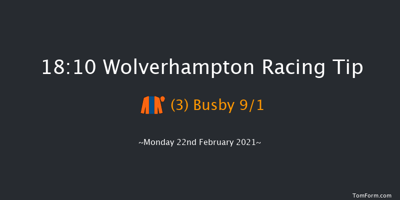 Bombardier British-Hopped Amber Beer Classified Claiming Stakes Wolverhampton 18:10 Claimer (Class 5) 7f Wed 17th Feb 2021