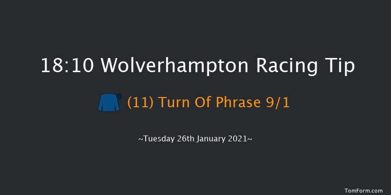 Bombardier 'March To Your Own Drum' Handicap Wolverhampton 18:10 Handicap (Class 6) 9f Mon 18th Jan 2021