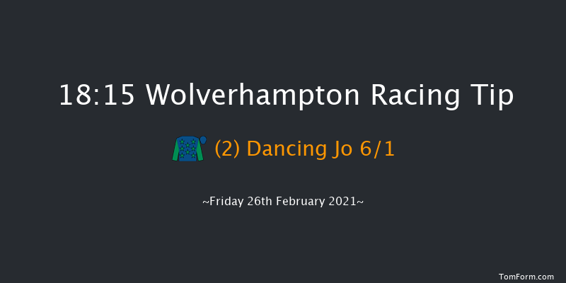 Bombardier Classified Stakes (Div 1) Wolverhampton 18:15 Stakes (Class 6) 7f Mon 22nd Feb 2021