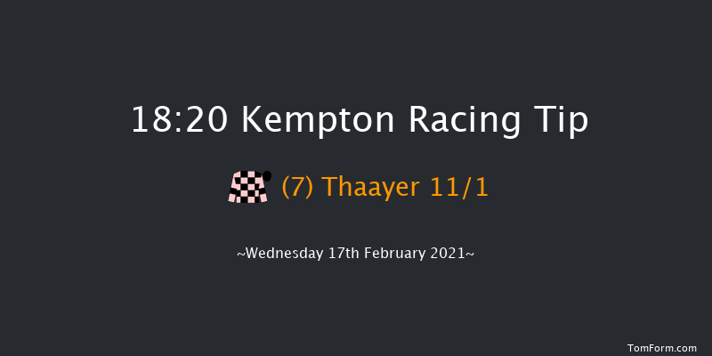 Try Our New Super Boosts At Unibet Handicap Kempton 18:20 Handicap (Class 4) 8f Tue 16th Feb 2021