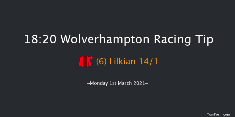 Heed Your Hunch At Betway Handicap Wolverhampton 18:20 Handicap (Class 5) 5f Fri 26th Feb 2021