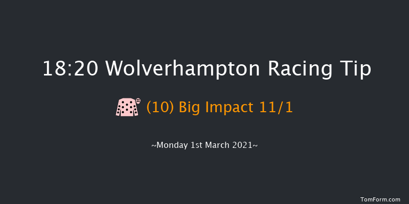 Heed Your Hunch At Betway Handicap Wolverhampton 18:20 Handicap (Class 5) 5f Fri 26th Feb 2021