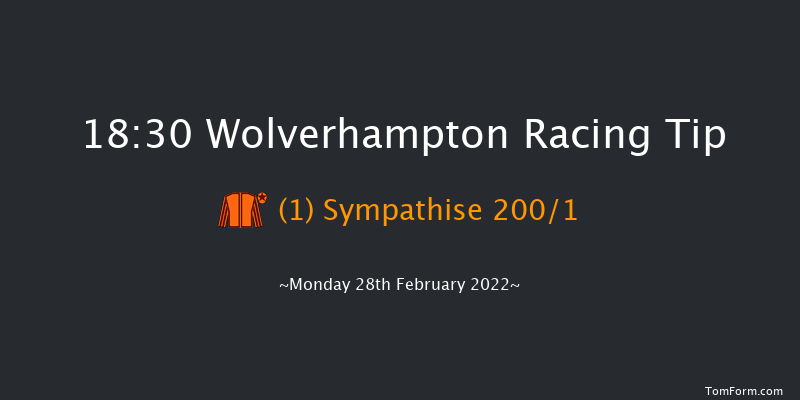 Wolverhampton 18:30 Stakes (Class 5) 6f Sat 26th Feb 2022