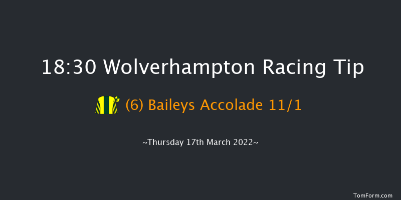 Wolverhampton 18:30 Handicap (Class 4) 6f Mon 14th Mar 2022