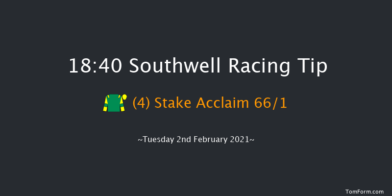 Heed Your Hunch At Betway Handicap Southwell 18:40 Handicap (Class 4) 5f Thu 28th Jan 2021