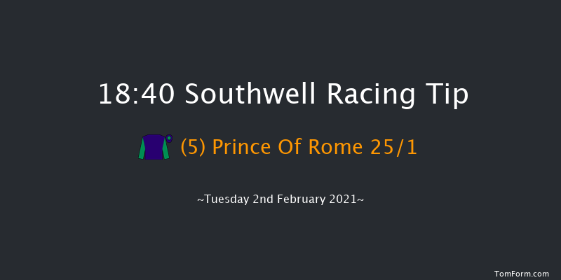 Heed Your Hunch At Betway Handicap Southwell 18:40 Handicap (Class 4) 5f Thu 28th Jan 2021