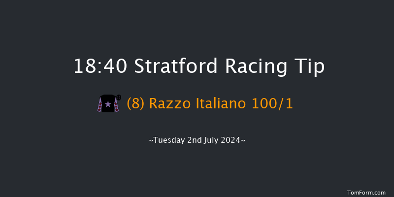 Stratford  18:40 Handicap Hurdle (Class 5)
19f Tue 18th Jun 2024