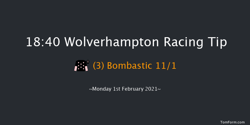 Bombardier British-Hopped Amber Beer Handicap Wolverhampton 18:40 Handicap (Class 5) 7f Sun 31st Jan 2021