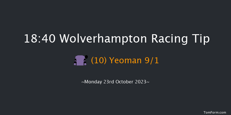 Wolverhampton 18:40 Handicap (Class 4) 9f Sat 21st Oct 2023