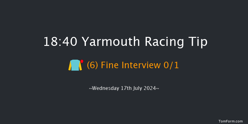 Yarmouth  18:40 Maiden (Class 5) 7f Wed 10th Jul 2024