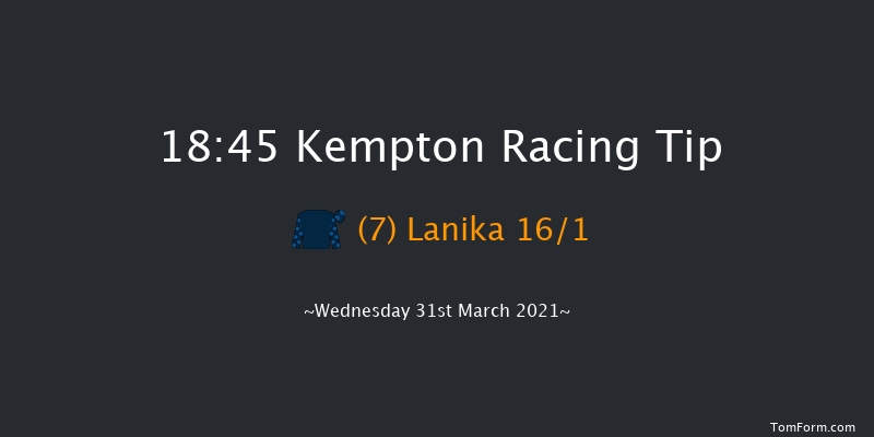 Join Racing TV Now Handicap (Div 2) Kempton 18:45 Handicap (Class 6) 8f Sat 27th Mar 2021