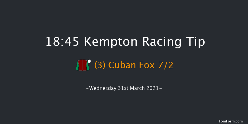 Join Racing TV Now Handicap (Div 2) Kempton 18:45 Handicap (Class 6) 8f Sat 27th Mar 2021