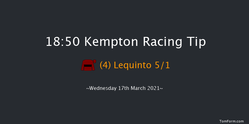 Unibet 3 Uniboosts A Day Handicap Kempton 18:50 Handicap (Class 4) 8f Wed 10th Mar 2021