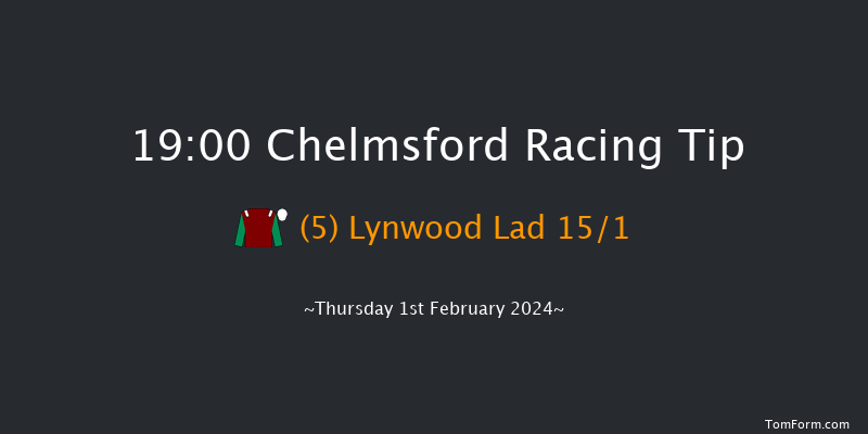 Chelmsford  19:00 Stakes (Class 6) 6f Thu 11th Jan 2024