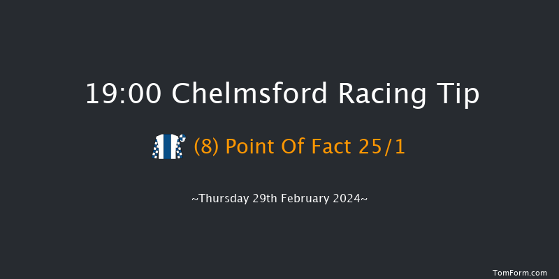 Chelmsford  19:00 Handicap (Class 6) 8f Sat 24th Feb 2024