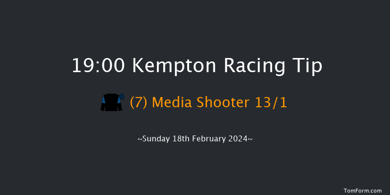 Kempton  19:00 Handicap (Class 4) 6f Wed 14th Feb 2024