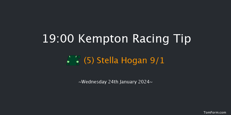 Kempton  19:00 Handicap
(Class 5) 7f Mon 22nd Jan 2024