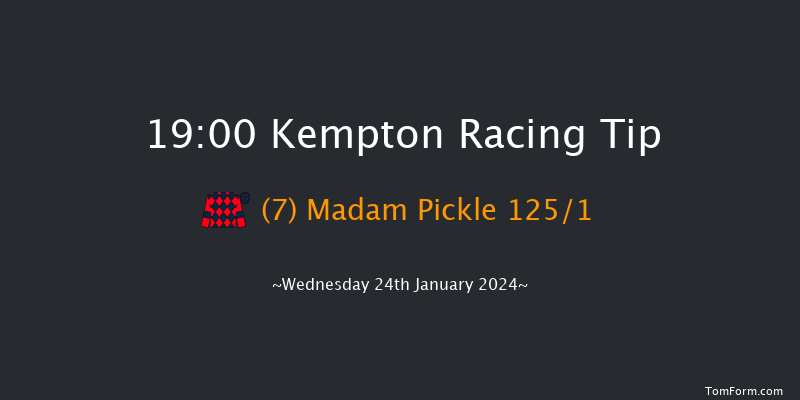 Kempton  19:00 Handicap
(Class 5) 7f Mon 22nd Jan 2024