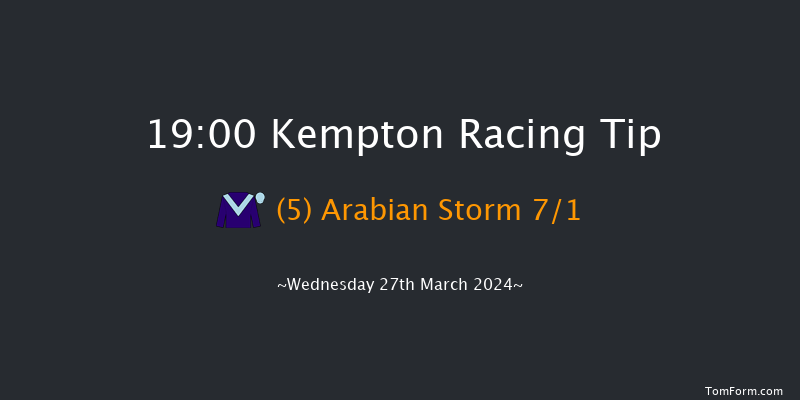 Kempton  19:00
Handicap (Class 2) 7f Sat 16th Mar 2024