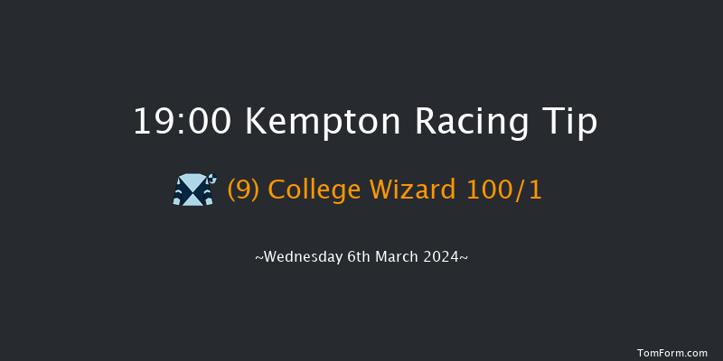 Kempton  19:00 Handicap (Class 6) 7f Sat 2nd Mar 2024