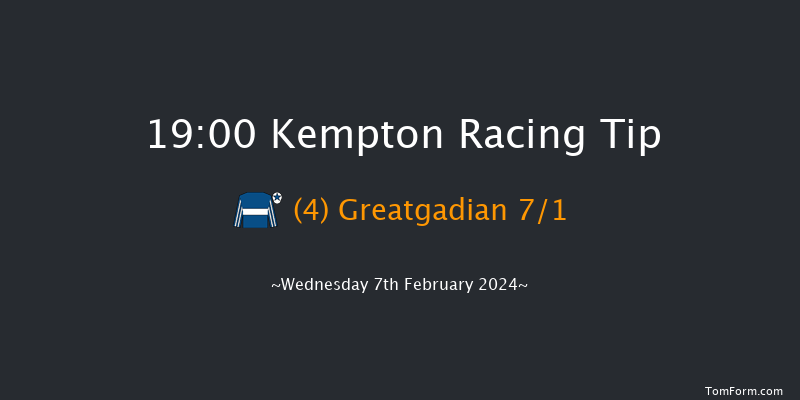 Kempton  19:00 Handicap
(Class 2) 8f Sat 3rd Feb 2024