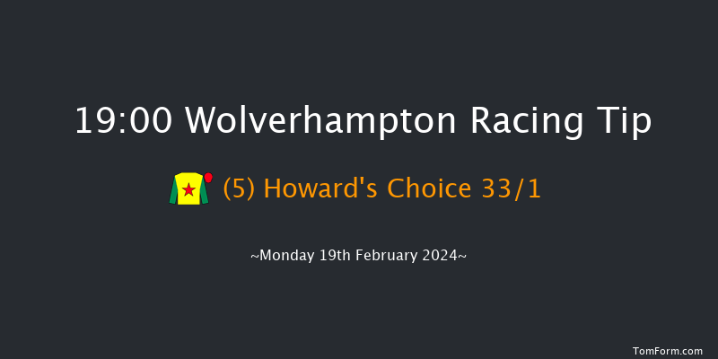 Wolverhampton  19:00 Handicap (Class 5) 8.5f Sat 17th Feb 2024