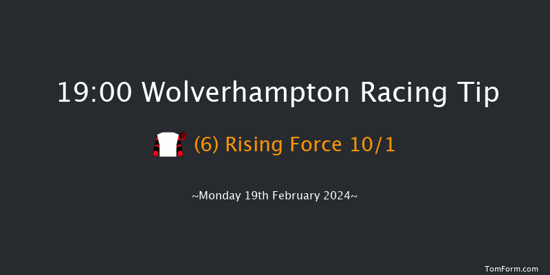 Wolverhampton  19:00 Handicap (Class 5) 8.5f Sat 17th Feb 2024