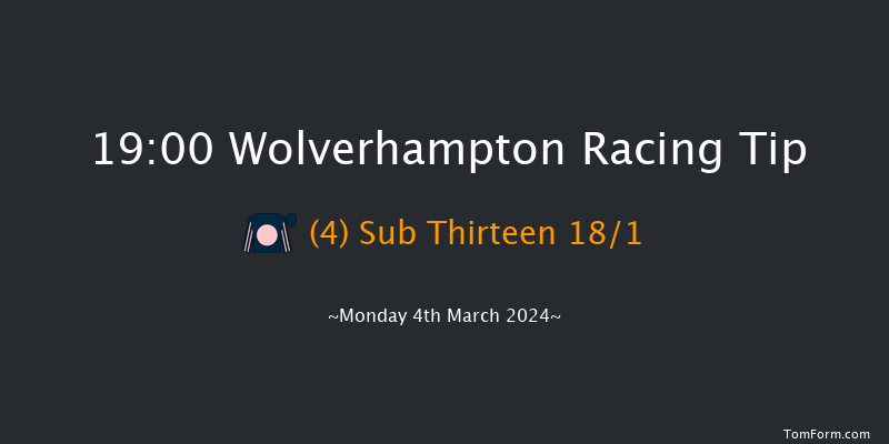 Wolverhampton  19:00 Handicap (Class 6) 6f Sat 2nd Mar 2024