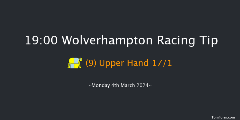 Wolverhampton  19:00 Handicap (Class 6) 6f Sat 2nd Mar 2024