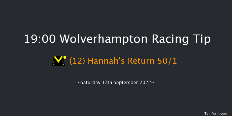 Wolverhampton 19:00 Handicap (Class 6) 6f Tue 13th Sep 2022