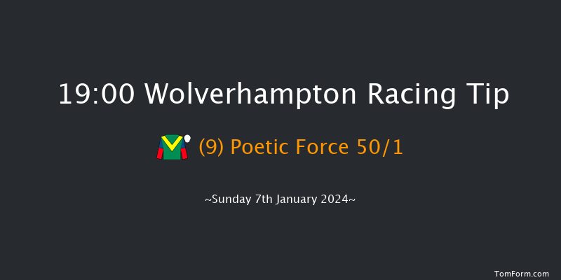 Wolverhampton 19:00 Handicap (Class 4) 7f Fri 5th Jan 2024