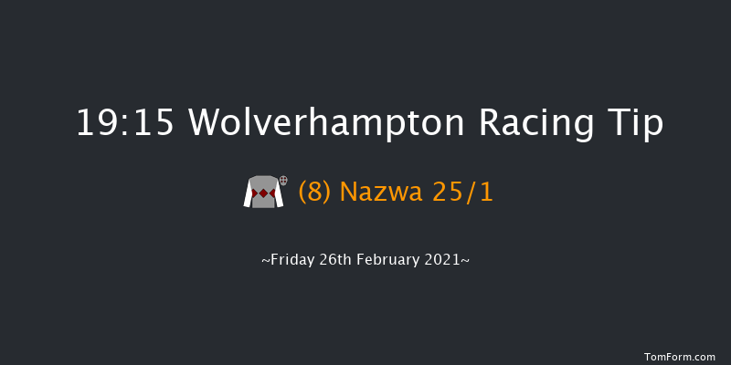 Betway Novice Median Auction Stakes Wolverhampton 19:15 Stakes (Class 5) 10f Mon 22nd Feb 2021