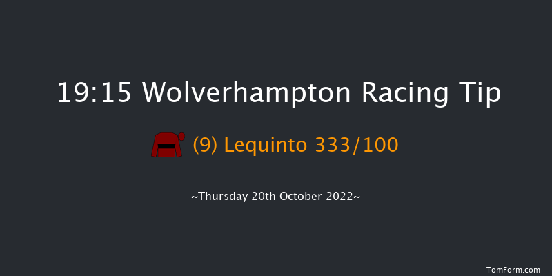 Wolverhampton 19:15 Handicap (Class 2) 6f Mon 17th Oct 2022