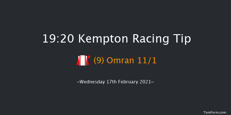 Join Racing TV Now Handicap Kempton 19:20 Handicap (Class 6) 8f Tue 16th Feb 2021