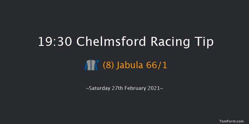 Tote.co.uk Now Never Beaten By Sp Median Auction Maiden Stakes Chelmsford 19:30 Maiden (Class 5) 8f Thu 18th Feb 2021