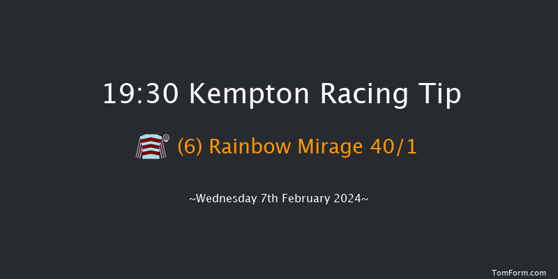 Kempton  19:30 Handicap
(Class 6) 8f Sat 3rd Feb 2024