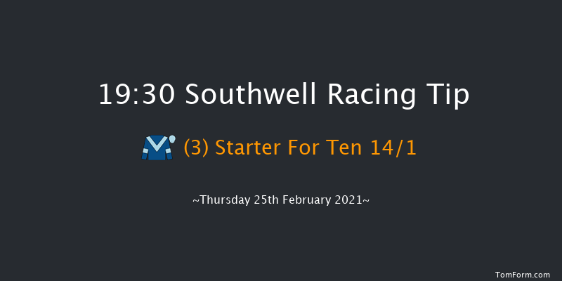 Bombardier Handicap Southwell 19:30 Handicap (Class 6) 8f Wed 24th Feb 2021