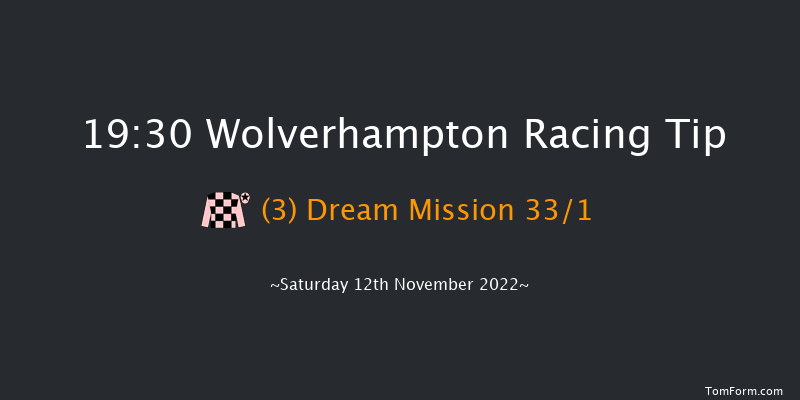 Wolverhampton 19:30 Stakes (Class 4) 6f Fri 11th Nov 2022