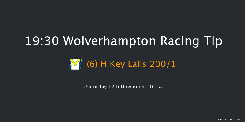 Wolverhampton 19:30 Stakes (Class 4) 6f Fri 11th Nov 2022