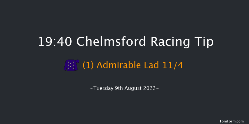 Chelmsford 19:40 Stakes (Class 6) 6f Tue 2nd Aug 2022